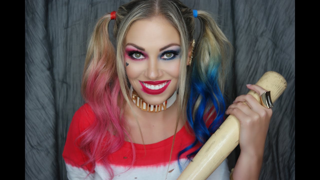 Harley Quinn Makeup Tutorial YouTube