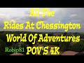 All the rides at chessington world of adventures pov 4k