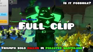 How To Solo Fallen Polluted Wasteland Herunterladen - roblox tower defense simulator nuclear fallen king