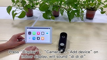 (Product Coding Operation Instruction) 8 inch touch screen smart wireless  video door phone