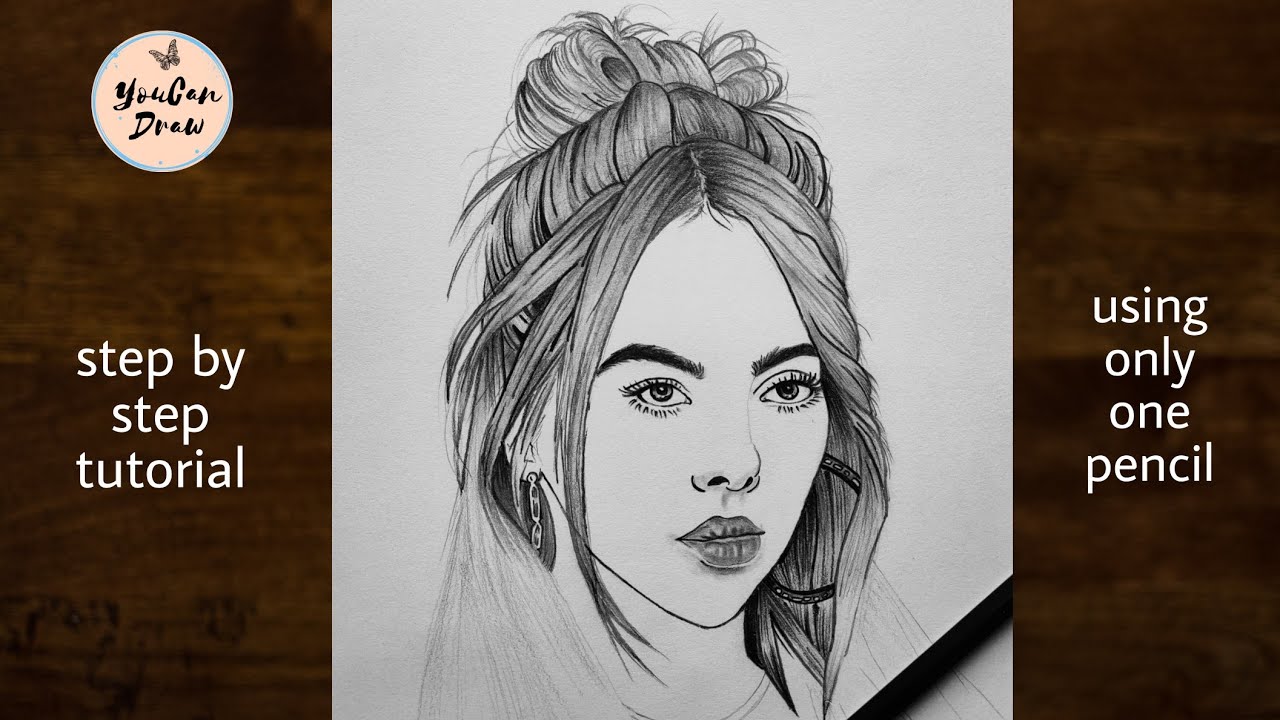 ArtStation  Pencil Drawing of Billie Eilish