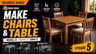 Blender for Beginners | Episode 5 | Make a Chair