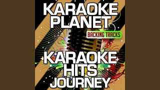 Why Cant This Night Go On Forever karaoke Version originally Performed By Journey