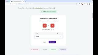 M4V To Avi Dönüştürücü Ücretsiz Online M4Vi Avi Formatına Çevir Aracı