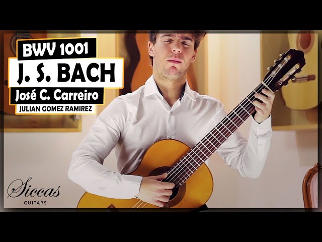 J. S. Bach "Adagio BWV 1001" played by José Carlos Carreiro on a 1915 Julian Gomez Ramirez guitar