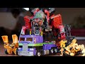 Transformers Devastator Stop-Motion Excavator, Overload, Scrapper Transform & Combine Robot Truck