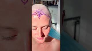 Girl Gets Dreadlocks Shaved | Tattoed Bald Head | Bald Girl Tattoo