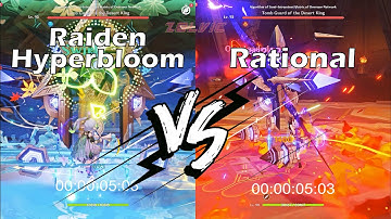 Raiden Hyperbloom VS Rational