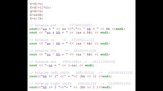 Boolean and Bitwise Operators
