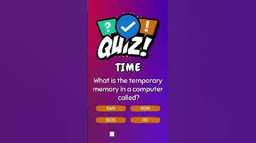 Test Your Computer Knowledge With This Fun Quiz! #shorts #computers #quiz