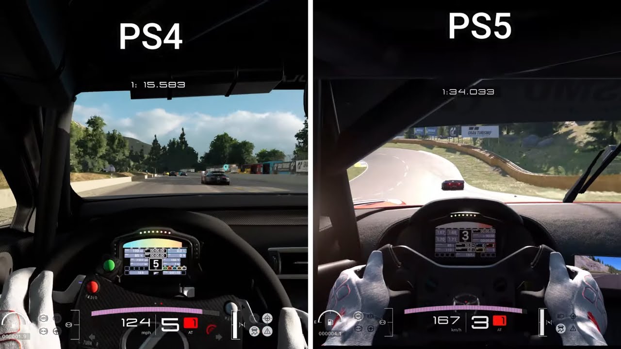 GT Sport (PS5/PS4 Pro) Vs. GT7 (PS5) ~ Quick Cell Phone Comparison ~  Disappointing Results!