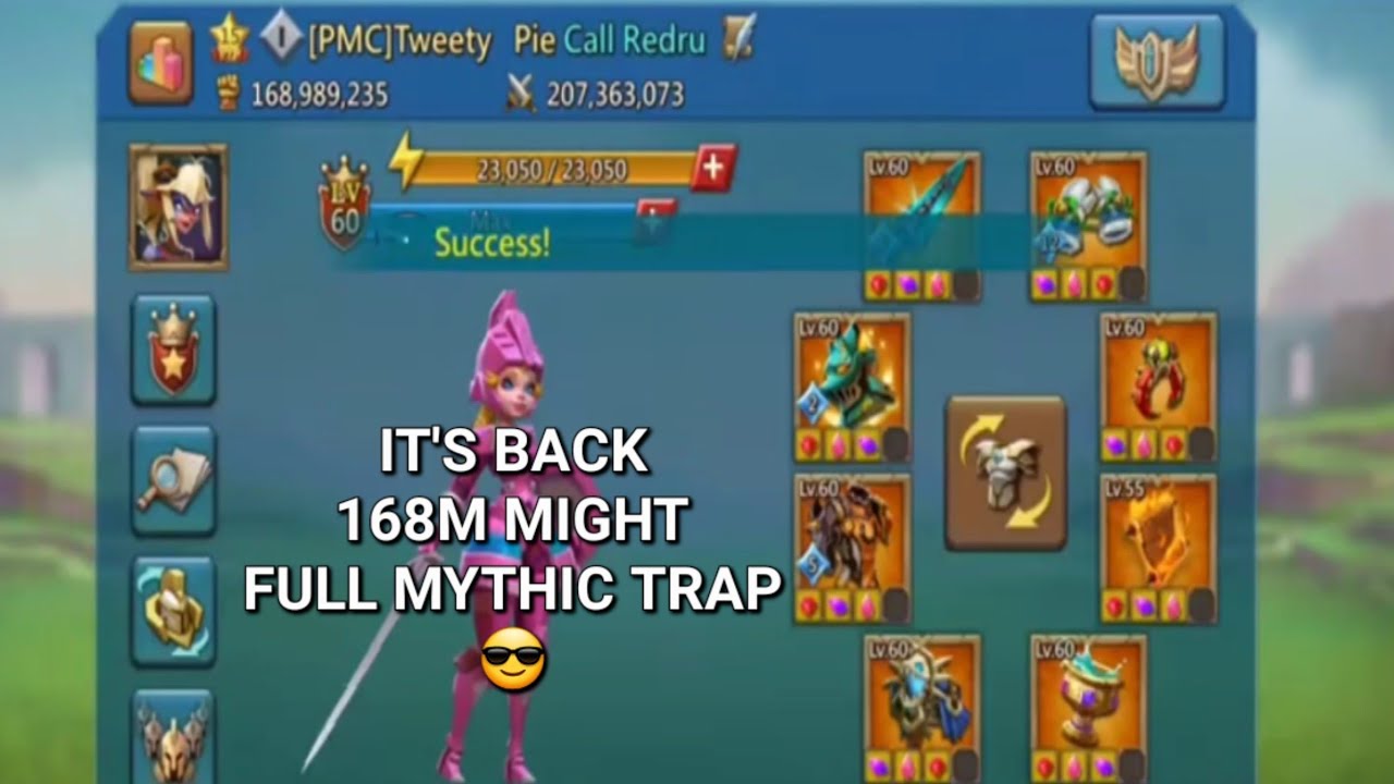 Lords Mobile ~ Full Mythic Solo Trap Takes Gang Bang And A Rally 😎 ...