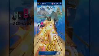 Sonic Dash Amy Gameplay and new character tokens #sonicdash #shorts
