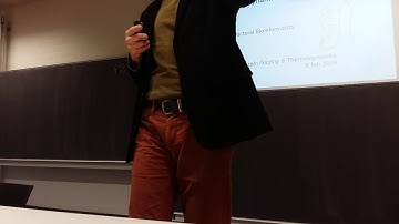 20190205 Structural Bioinformatics lecture 2 Protein Folding & Thermodynamics -- before break