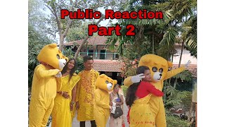 Saraswati Puja Public Reaction 😳😆 Part 2 (Last Part) Cute girl Reaction 😍