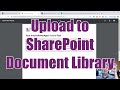 PowerApps upload file to SharePoint document library