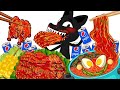 ASMR Mukbang | Tteokbokki, Fried Chicken & Convenience Store - Animation ASMR