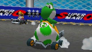 Mario Kart DS - 150cc Shell Cup Grand Prix (Yoshi Gameplay)