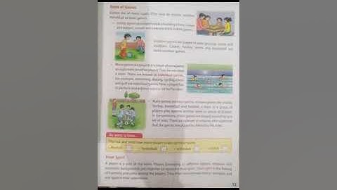 Class 5 EVS | Chapter 3: Play Time