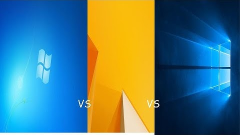 Comparing Windows 10 to Windows 8.1 to Windows 7!