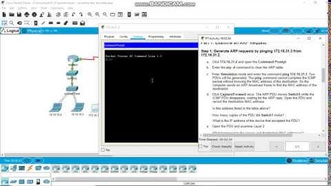 9.2.9 Packet Tracer - Examine the ARP Table