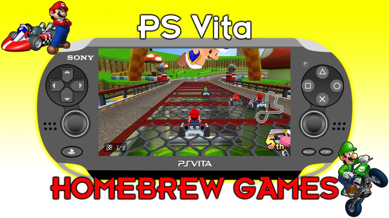 Mario Kart on PS Vita in 2023! | Homebrew Games - YouTube