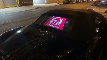 Transparent Display on Car Window