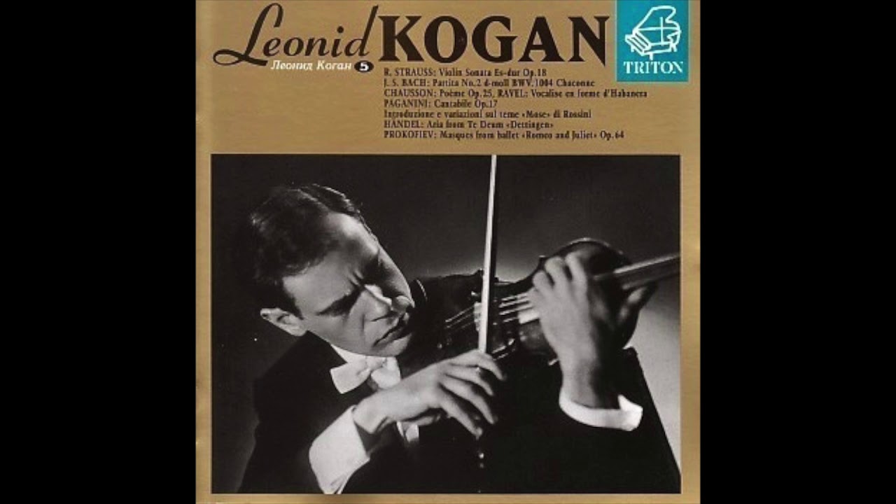Kogan &frasl; Bach: Chaconne