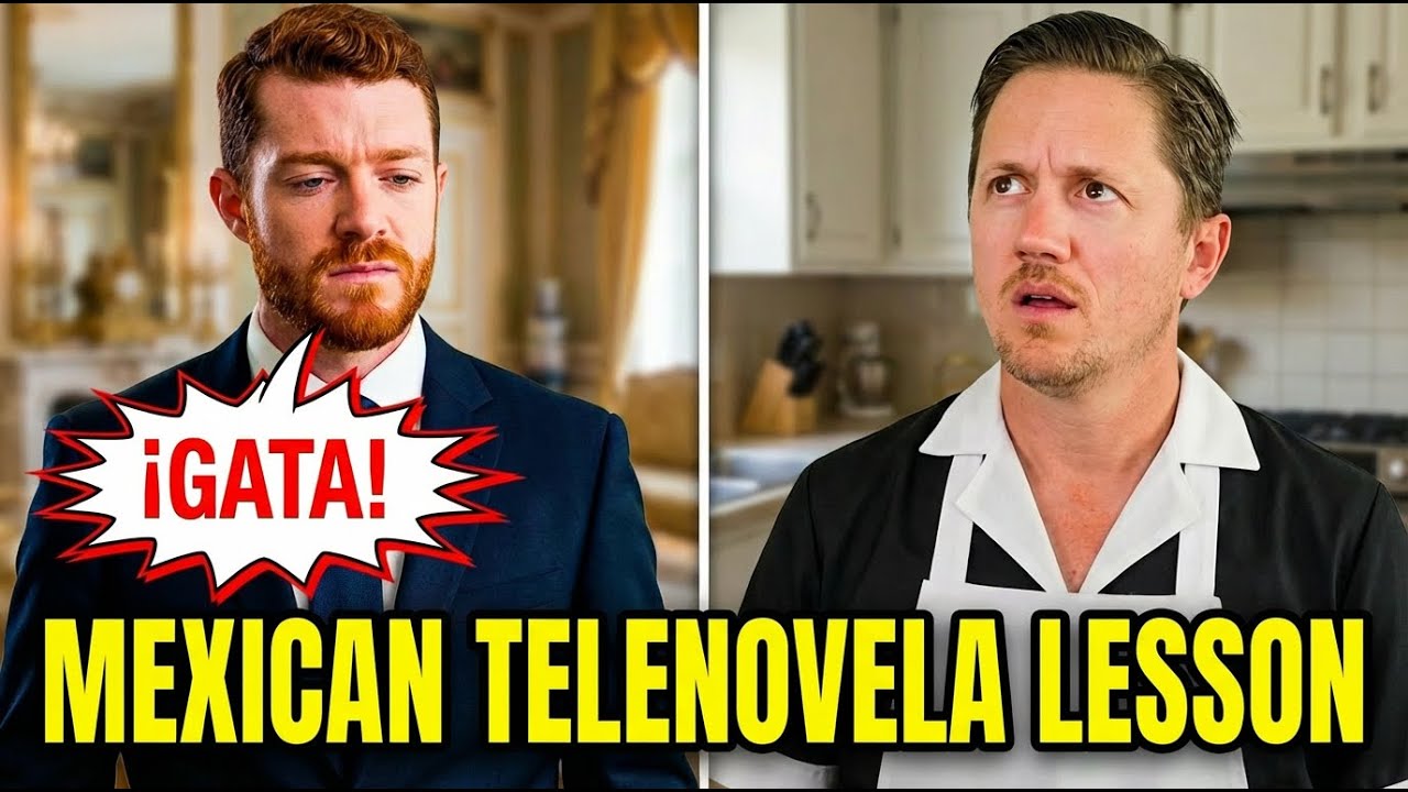 Learn SPANISH with this A**HOLE MEXICAN GUY (Telenovela Scene Breakdown)