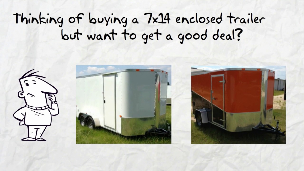 7x14 Enclosed Trailers for Sale Near Me - See 7x14 Enclosed Trailers Here!