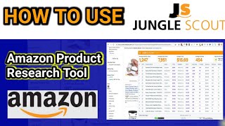 How To Use Jungle Scout Amazon Product Hunting Tools Js Extension Product Hunting Techniques Youtube