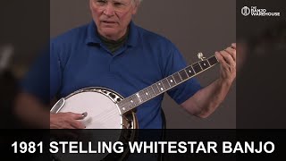 1981 Stelling Whitestar Banjo Review | Sound Demo & Close-Up Look | Banjo Warehouse