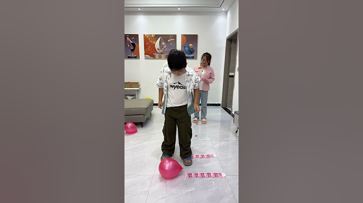 踩气球大挑战！ #家庭 #funny #challenge #亲子 #搞笑