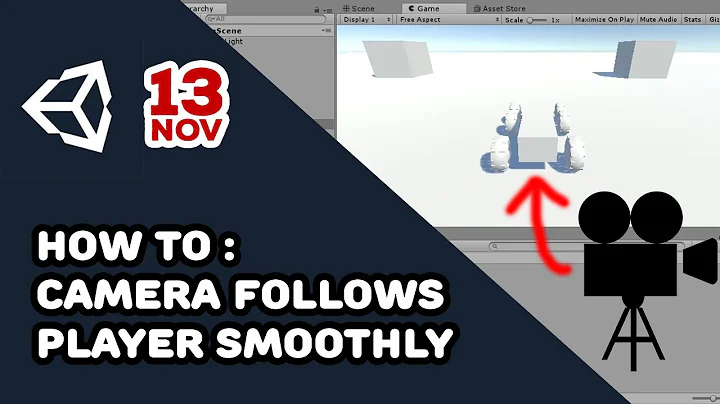 How to : Camera Follows Player Smoothly in Unity3D