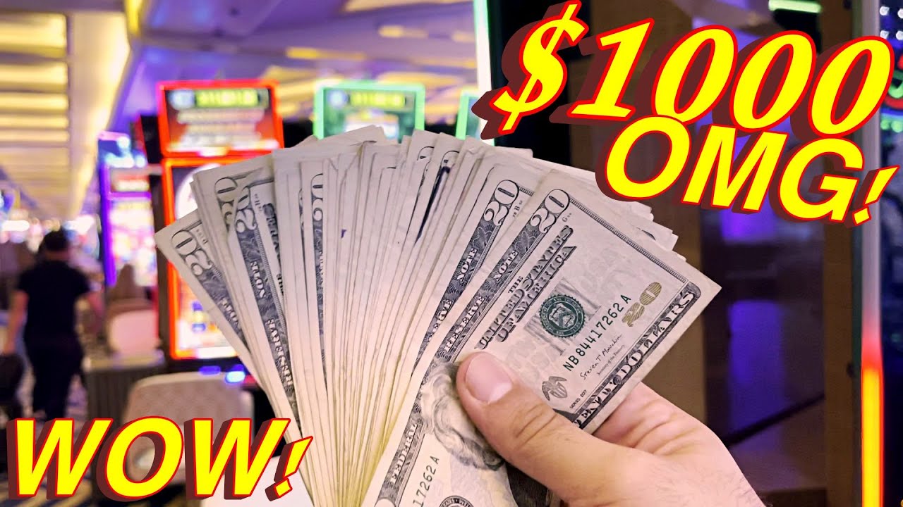 $1,000 vs 50 SLOT MACHINES