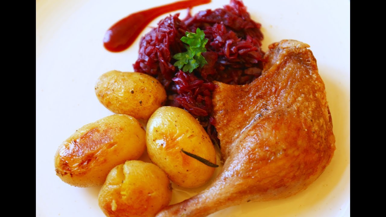 ขาเป็ดฝรั่งเศส|   ตุ๋นน้้ำมัน |  อาหารวันคริสต์มาส |  Confit Duck Legs for Christmas party