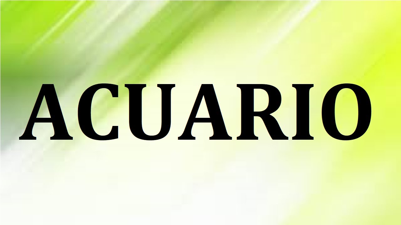 ACUARIO 💥WOW TE SALE ESTA PERSONA 2 VECES Y NO TE IMAGINAS POR QUE😳 # ...