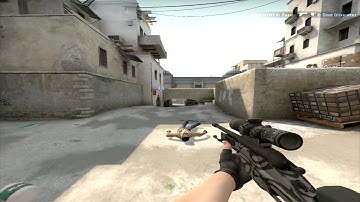 CS:GO - Sick scout flickshot :o