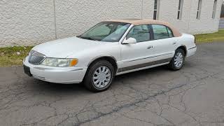 4K Review 2002 Lincoln Continental 16K Miles Virtual Test-Drive & Walk-around