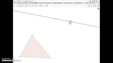 Using the basic drawing tools in GeoGebra