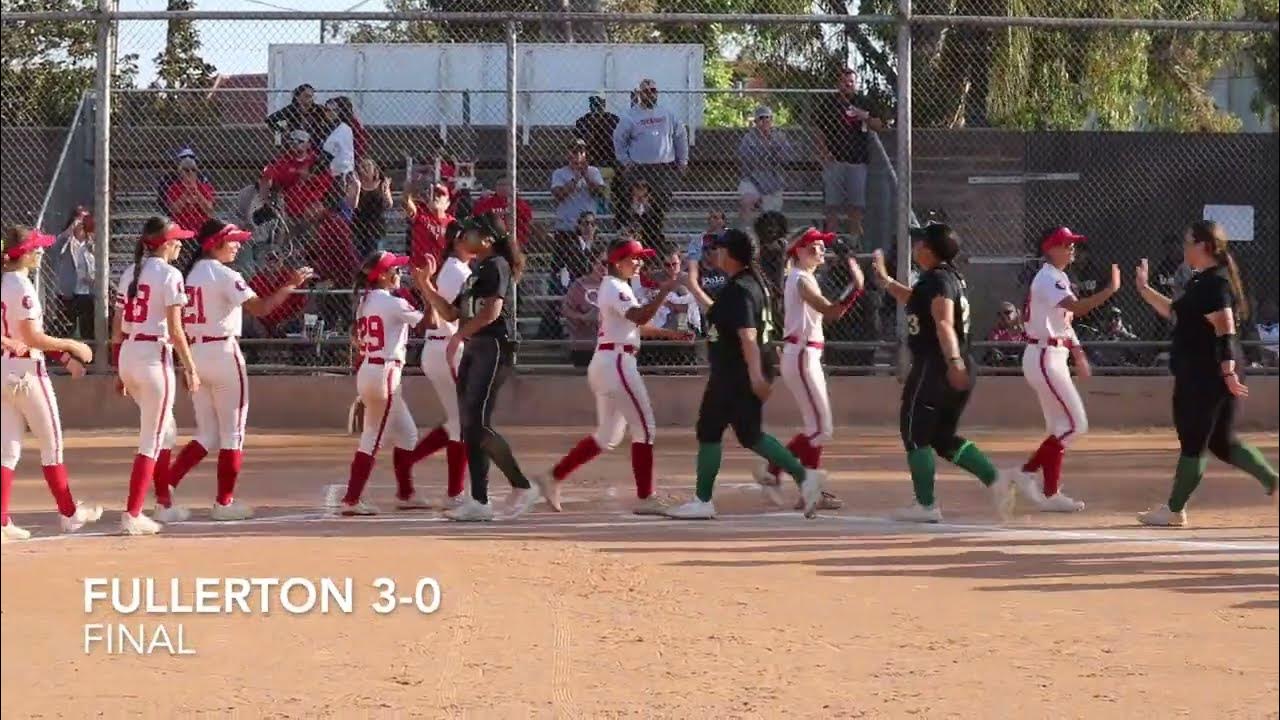 CIF Softball Playoffs Long Beach Poly vs. Fullerton YouTube