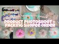 studio vlog ep. 15: product photoshoot + packing shopee order ASMR