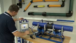 Instructions for welding PE pipes using electrofusion sockets