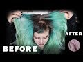 How to: GET RID OF GREEN HAIR without bleach | Manic Moth