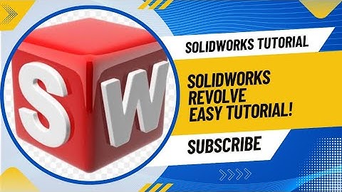 SolidWorks Revolve Feature Tutorial | Beginner to Advanced | 3D CAD Modeling Step-by-Step