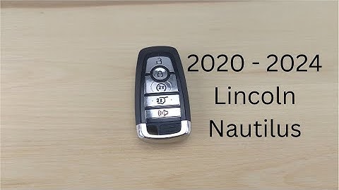 How To Replace or Change Lincoln Nautilus Remote Key Fob Battery 2020 - 2024