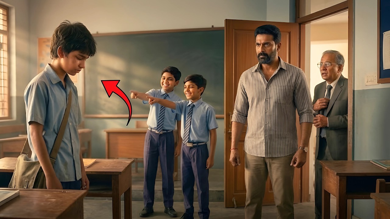 पूरी क्लास ने गरीब छात्र का मज़ाक उड़ाया… जिस दिन उसके पिता आए, प्रिंसिपल के हाथ कांप गए