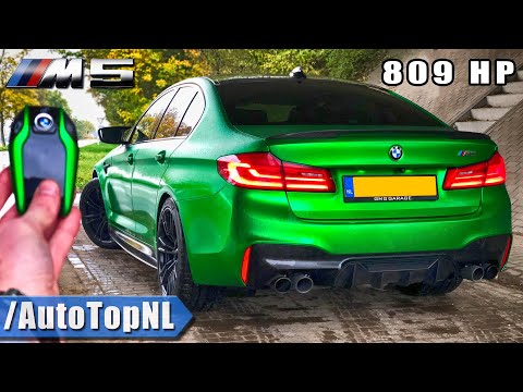 809HP BMW M5 F90 | SK Performance | REVIEW POV On AUTOBAHN (NO SPEED LIMIT) By AutoTopNL