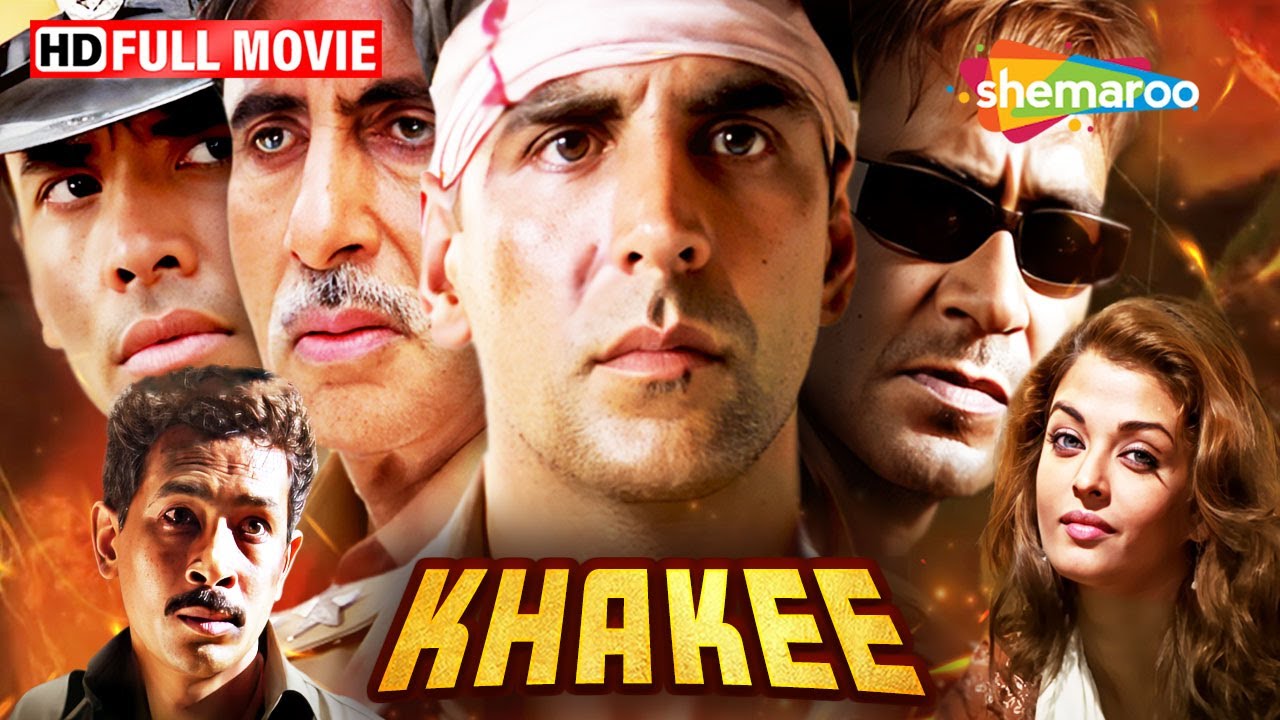 अमिताभ, अक्षय और अजय की जबरदस्त एक्शन फिल्म - खाकी | राजकुमार संतोषी मूवीज - Full Movie