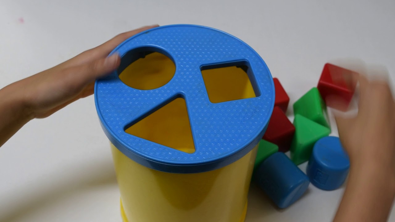 shapes bucket toy